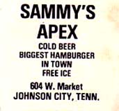 Sammy's Apex: Johnson City, TN