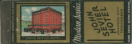 John Sevier Hotel Johnson City, Tennessee