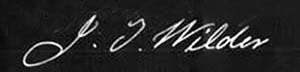 John T. Wilder Signature
